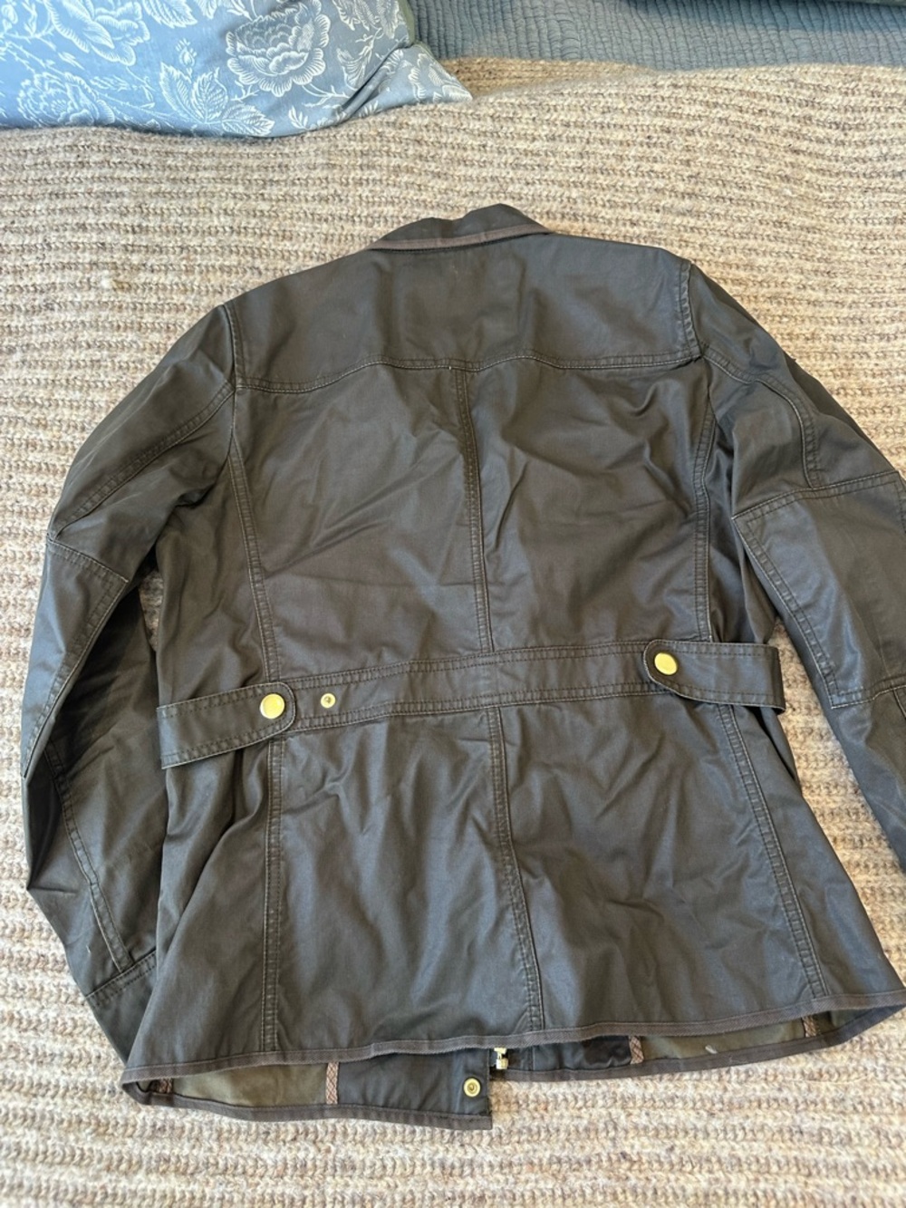 J Crew Medium Utility Field Jacket - Dark Brown Green - Picture 8 of 9